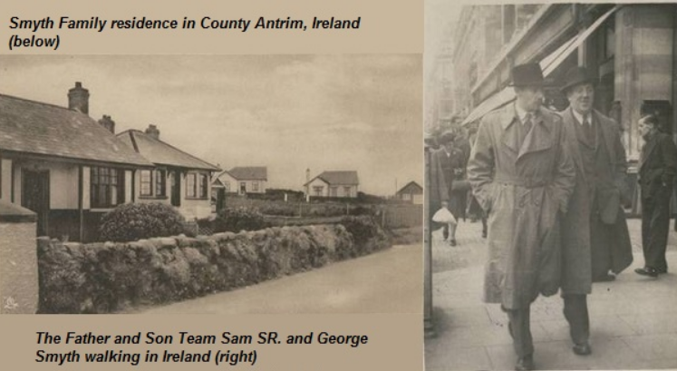 Father and Son Team Smyth walking in Ireland